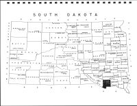 South Dakota State Map, Bon Homme County 1995